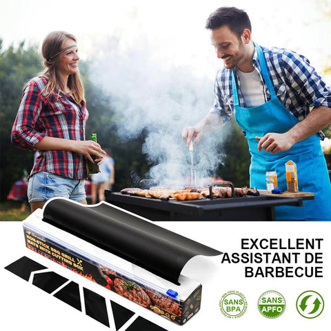 Tapis De Barbecue Avec Boîte De Coupe