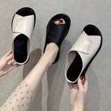 Pantoufles à bouche de poisson à fond épais