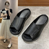 Pantoufles à bouche de poisson à fond épais