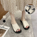 Pantoufles à bouche de poisson à fond épais