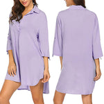 Chemise de protection solaire de plage à col en V