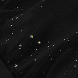 Robe à paillettes Net Yarn V -neck