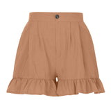 Short d'été femme taille haute