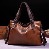 Sac à Bandoulière Rétro à la Mode de Grande Capacité pour Dames