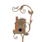 Décoration de nichoir de jardin en métal créatif