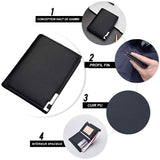 Portefeuille Court à Bords en Fer