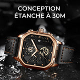 Montre à quartz étanche pour homme