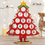 Mini Ensemble d’Arbre de Noël en Bois de Bricolage
