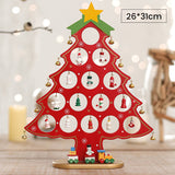 Mini Ensemble d’Arbre de Noël en Bois de Bricolage