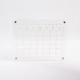Calendrier acrylique magnétique