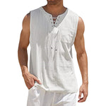 Gilet homme uni avec cordon de serrage