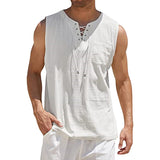 Gilet homme uni avec cordon de serrage