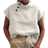 Chemise Unie à Col Slim