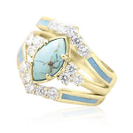 Bague Turquoise Diamant