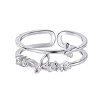 Bague Diamant Double Papillon