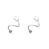 Boucles d'oreilles spirales