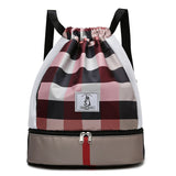 Sac à dos décontracté léger et imperméable pour une séparation humide et sèche