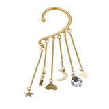 Boucles d'oreilles élégantes à longues franges
