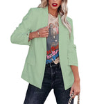 Blazer de couleur unie