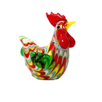 Décoration créative de poulet vitrail