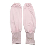 Manches minces en soie glacée lâche