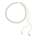 Collier de perles coulissant