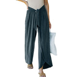 Pantalon large en tricot ample
