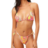 Nouveau bikini de plage sexy à imprimé floral