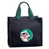 Joli sac à lunch en toile ours