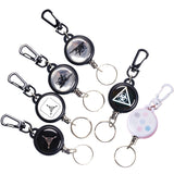 Porte-clés avec Câble Métallique Rétractable