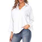 Blouse ample à manches évasées