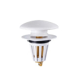 Drain de rebond escamotable pour évier en céramique