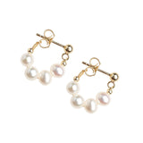 Boucles d'oreilles élégantes en perles