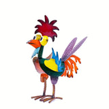 Statue drôle de coq de jardin