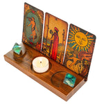 Ornement Bougeoir en Bois Tarot