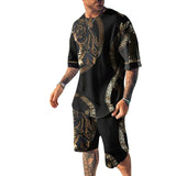 Costume de short à imprimé tigre à la mode pour hommes