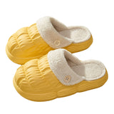 Chaussons en Peluche Amovibles avec Doublure en Peluche