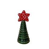 Art joyeux de Noël fantaisiste Décoration d’arbre de Noël en céramique