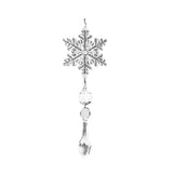 Ornements de Noël en flocon de neige en cristal