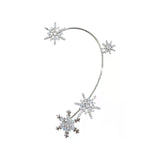 Boucles D'oreilles Diamant Et Zircon Sans Trous