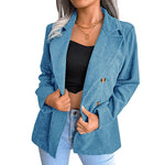Blazer polyvalent en velours côtelé