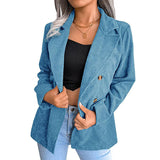 Blazer polyvalent en velours côtelé