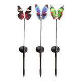 Lumières solaires d'extérieur de papillons pour jardin