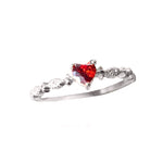 Achetez-en 1, obtenez-en 1 gratuit - Bague coeur rubis