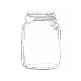 Signets de fleurs séchées transparentes(2PCS)