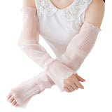 Manches de bras en dentelle de protection UV d'été