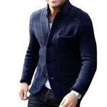 Veste à Col Montant Épaissie de Haute Qualité pour Hommes