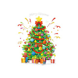 Autocollants de fenêtre de Noël, décoration réutilisable double face