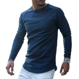 T-shirt minimaliste à manches longues pour hommes