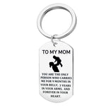 TO MY MOM Porte-clés, Collier
